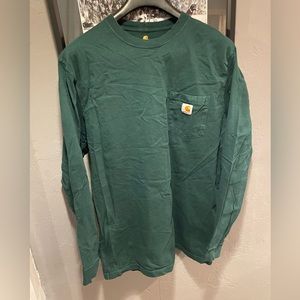 Carhartt Hunter Green Long Sleeve L Tall